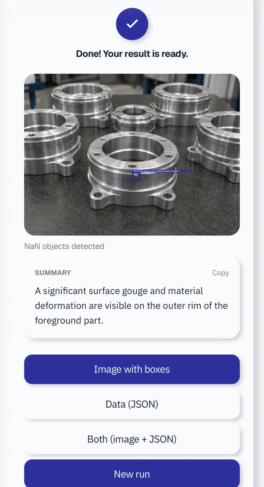 ScanForm — Catch a defective part before it ships.