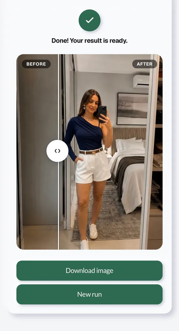 TryVerve — See how an outfit looks on you before you buy.