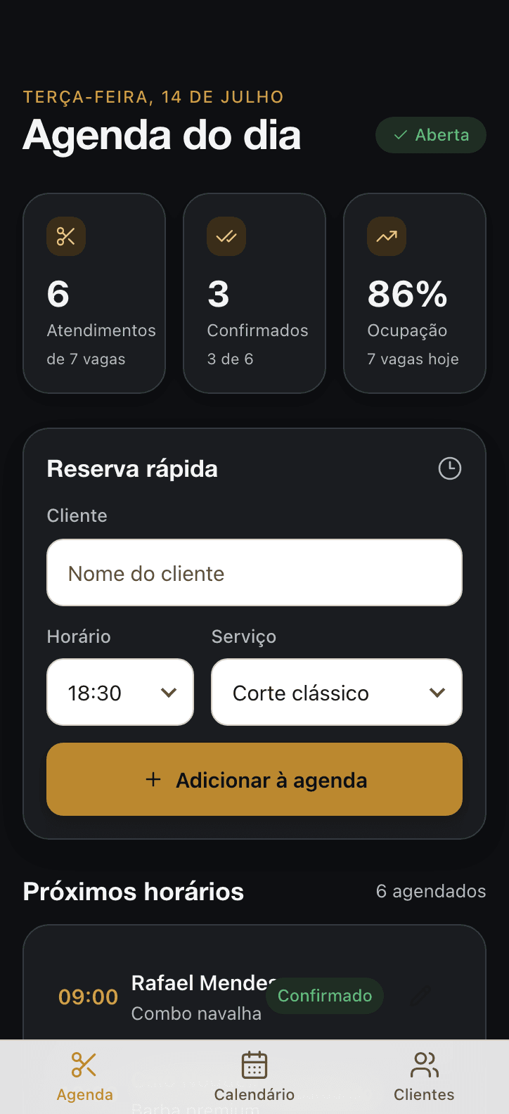 Otto: Barbershop booking